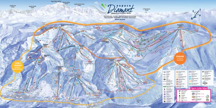Plan des pistes "Alpin"